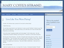 Tablet Screenshot of marycoffeystrand.com